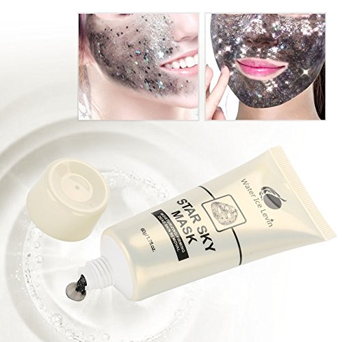 Máscaras despegables de 60 g, mascarilla facial exfoliante Sky Glow Glitter, mascarilla facial de limpieza profunda Máscara de lentejuelas estrellas Mascarilla exfoliante hidratante Cuidado de la piel