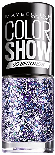 Maybelline Color Show Street Artist Top Coat 2 White splatter Blanco esmalte de uñas - Esmaltes de uñas (Blanco, White Splatter, Francia, 1 pieza(s), 25 mm, 25 mm)