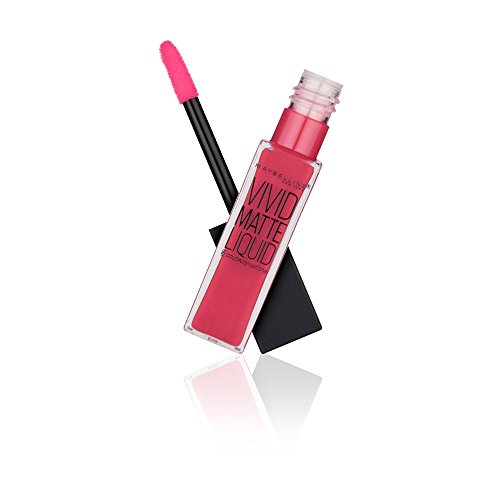 Maybelline New York - Color Sensational, Pintalabios Mate Vivid Matte Liquid, Tono 40 Berry