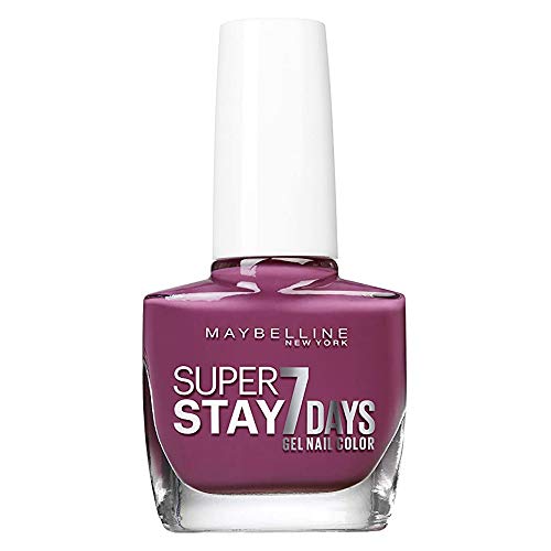 Maybelline New York - Superstay 7 Días, Esmalte de Uñas Efecto Gel, Tono 255 Mauve On