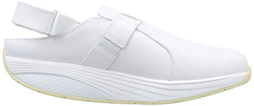 MBT FLUA WHITE/42, Zuecos de Trabajo Unisex Adulto, Blanco (White 16), 42 EU