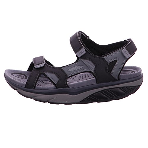 MBT Saka 6S Sport Sandal, Sandalias con Punta Abierta para Hombre, Negro (Black/Charcoal Grey 201l), 45 EU