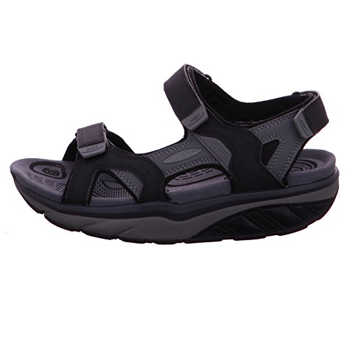 MBT Saka 6S Sport Sandal, Sandalias con Punta Abierta para Hombre, Negro (Black/Charcoal Grey 201l), 45 EU