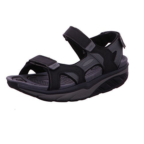 MBT Saka 6S Sport Sandal, Sandalias con Punta Abierta para Hombre, Negro (Black/Charcoal Grey 201l), 45 EU