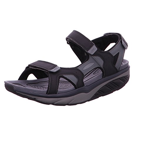 MBT Saka 6S Sport Sandal, Sandalias con Punta Abierta para Hombre, Negro (Black/Charcoal Grey 201l), 45 EU