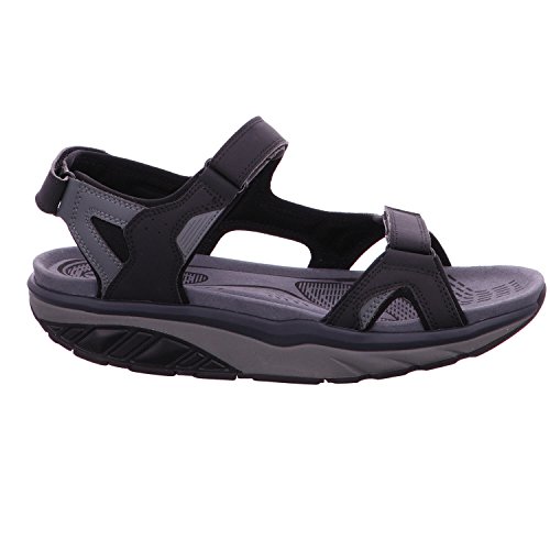 MBT Saka 6S Sport Sandal, Sandalias con Punta Abierta para Hombre, Negro (Black/Charcoal Grey 201l), 45 EU