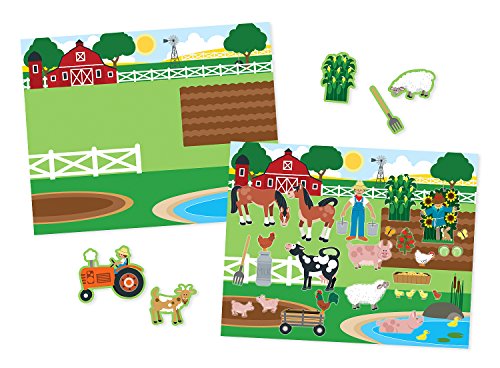 Melissa & Doug- Hábitats Bloc de Autoadhesivos Reutilizables, Multicolor (14196)