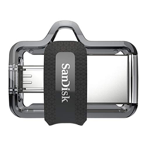 Memoria flash USB SanDisk Ultra Dual m3.0 de 16 GB con USB 3.0 y hasta 130 MB/s