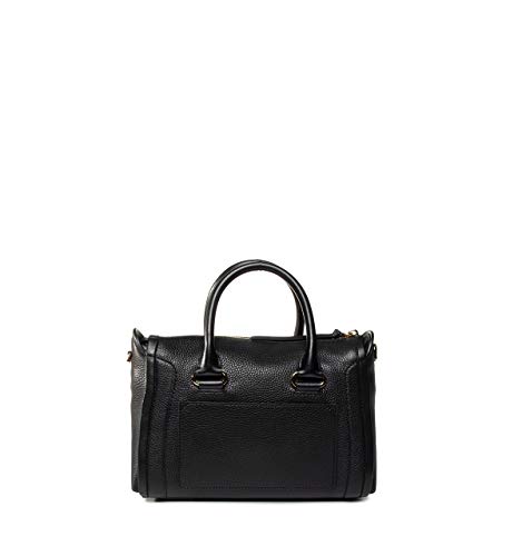 Michael Kors Boslo Satchel Carine Pequeño En Piel Modelo 30S0GCCS1L Color Negro