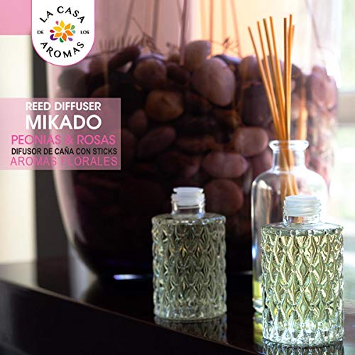 Mikado Peonía & Rosas 120ml - La Casa de los Aromas