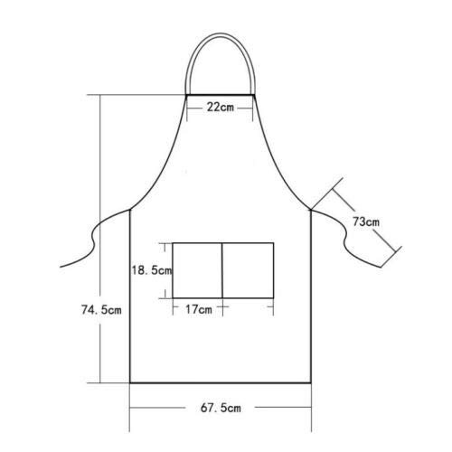 MINASAN Ajustable Delantal de Trabajo Mandil de 100% Algodón Unisex con Diseño de Espalda Correas Cruzadas de Moda para Cafetería Tienda de Postres Restaurante Gris (Negro, Talla única)