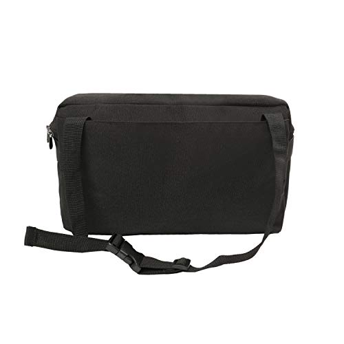 Miracle Baby Bolsa Organizadora de Cochecitos para Mamá,Bolsa Carrito Bebe Súper Liviana, Multifuncional de Gran Capacidad para Almacenar-32 * 20 * 19cm(Negro puro)