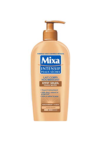 Mixa Intensif Peaux Sèches Leche Corporal con Efecto Bronceador - 250 ml