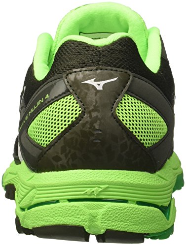 Mizuno Wave Mujin 3, Zapatillas de Running para Hombre, Multicolor (Forestnight/White/brightgreen 01), 42.5 EU