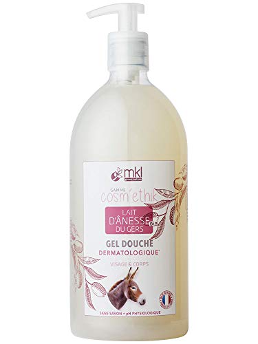 MLK Cosm'ethik - Gel de ducha, 1 l, leche de burra orgánica