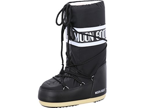 Moon Boot Nylon, Botas de Nieve Unisex Adulto, Negro (Black 001), 39-41 EU