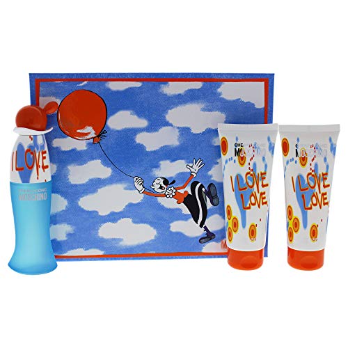 Moschino I Love Love C&C 50Ml Spray + Gel Ducha 100Ml + Locion Corporal 100Ml 250 ml