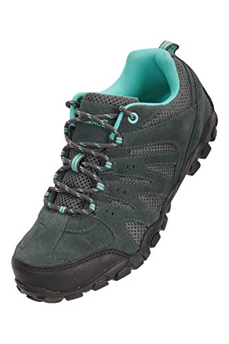 Mountain Warehouse Zapatillas de Senderismo para Mujer - Transpirables, con Malla Superior, Suela de Goma Duradera y Plantilla EVA - Ideales para Senderismo Azul petróleo Talla Zapatos Mujer 39 EU