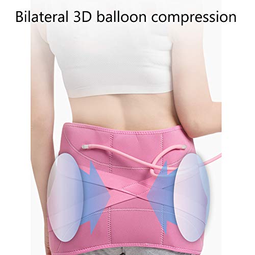 MOXIN Cinturón De Soporte del Corrector Pélvico, Cuerpo Hinchable Moldeador De Cadera Posparto, Proporciona Soporte Pélvico Conjunto Estabilidad De Compresión Nerviosa,Rosado