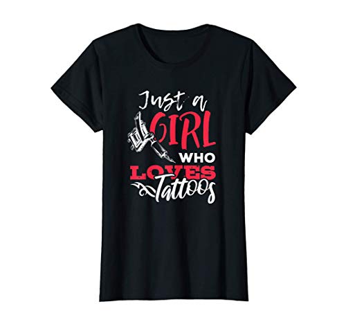 Mujer Tattoos girl tatuado amante de los tatuajes regalo tattoo Camiseta