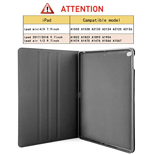 N\A Carcasa iPad para Mujer Goose Animal Bird Poultry Greylag Goose Gander iPad Protector de Caja para iPad Mini 4 / Mini 5/2018 6th / 2017 5th / Air/Air 2 con Auto Wake/Sleep Magnetic Vintage iPad C