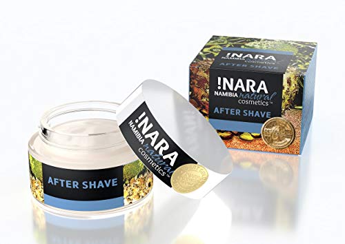 !Nara Cosmética natural orgánica Crema para después del afeitado 50 ml crema nutritiva contra el enrojecimiento de la piel y las irritaciones con efecto calmante antiinflamatorio después del afeitado