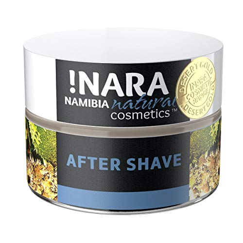 !Nara Cosmética natural orgánica Crema para después del afeitado 50 ml crema nutritiva contra el enrojecimiento de la piel y las irritaciones con efecto calmante antiinflamatorio después del afeitado