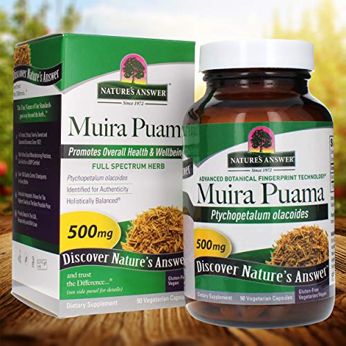 Nature's Answer Muira Puama Bark, 90-Count