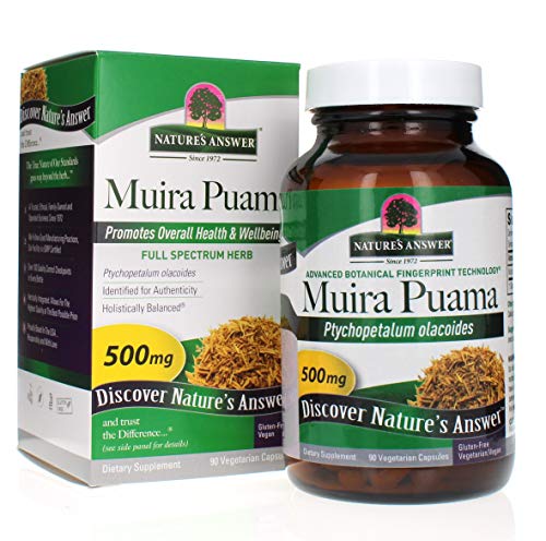 Nature's Answer Muira Puama Bark, 90-Count