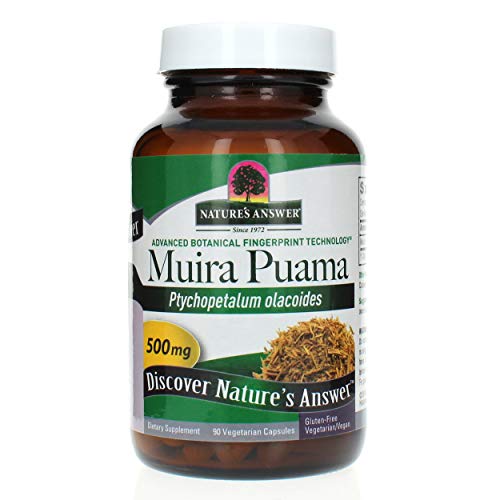 Nature's Answer Muira Puama Bark, 90-Count