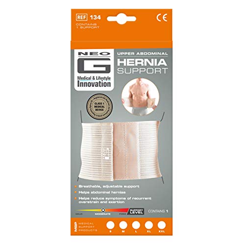 NEO G - Soporte para hernia abdominal superior (talla XXL), color beige