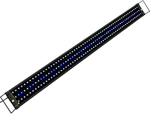 NICREW ClassicLED Luz LED Acuario, Lámpara de Acuario, Iluminación LED para Acuarios Plantados Lámpara LED para Peceras 120-150 cm, 32W, 7000K