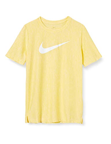 NIKE B Nk Core SS Perf Top HTHR Camiseta de Manga Corta, Niños, Speed Yellow/(White), XS