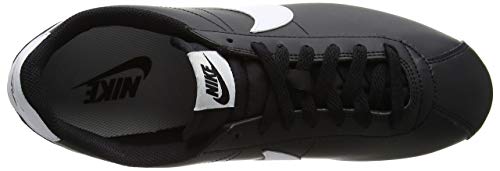 Nike Classic Cortez Leather, Zapatillas para Mujer, Negro (Black/White/White 010), 39 EU