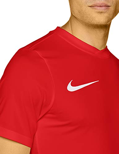 Nike Park VI Camiseta de Manga Corta para hombre, Rojo (University Red/White), S