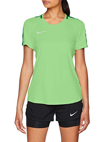 NIKE W NK Dry Acdmy18 Top SS T-Shirt, Hombre, Lt Green Spark/Pine Green/White, XL