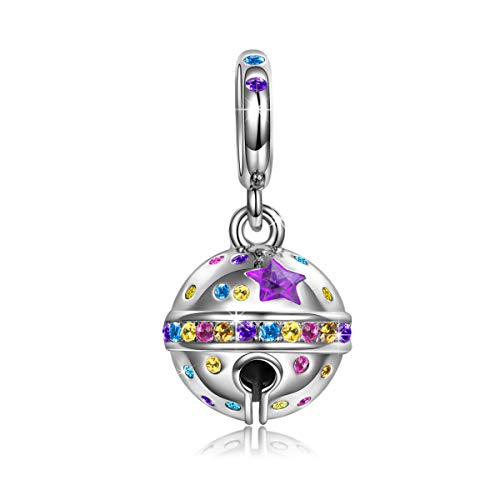 NINAQUEEN Charm Pandora Charms Campanas de Suerte Regalos Originales Mujer Niña Regalos para Ella Plata 925 para Madre Novia Esposa