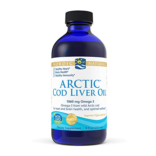 Nordic Naturals Aceite De Higado De Bacalao Ártico, 1060 Mg Sin Sabor - 237 Ml. 1 Unidad 400 g