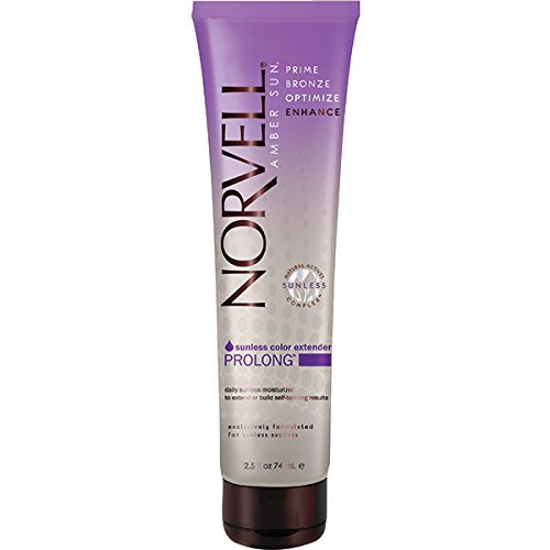 Norvell prolongar bronceado Sunless color extensor Loción Hidratante, 2.5 fl. oz.