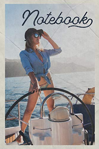 Notebook: Yacht Rentals San Diego Chic Composition Book Journal Diary for Men, Women, Teen & Kids Vintage Retro Design for researching Caribbean cruise deals