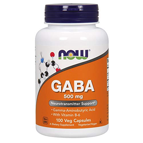 Now Foods Gaba 500mg Standard - 100 Cápsulas