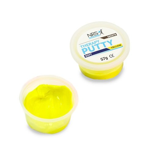 NRS Healthcare E86279 - Masilla terapéutica, 57 g, resistencia baja, color amarillo