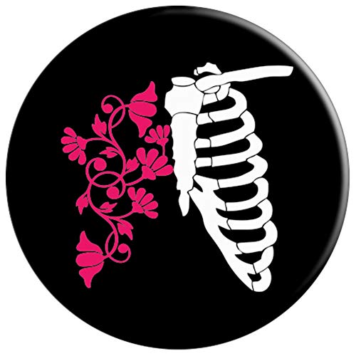 Nurse Floral Rib Cage ER PQRST Ortho Registered RN Gifts PopSockets Agarre y Soporte para Teléfonos y Tabletas