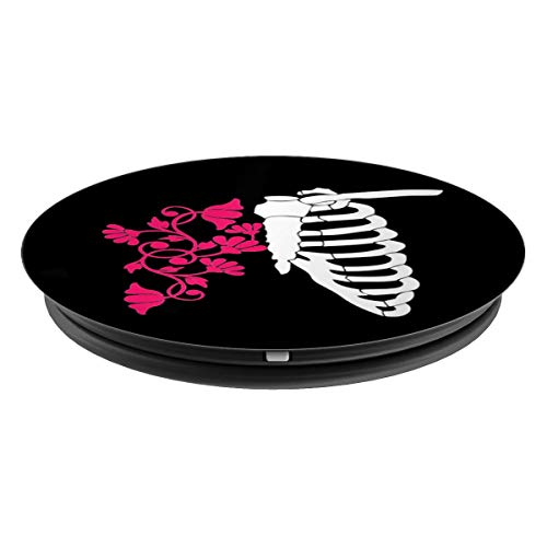 Nurse Floral Rib Cage ER PQRST Ortho Registered RN Gifts PopSockets Agarre y Soporte para Teléfonos y Tabletas