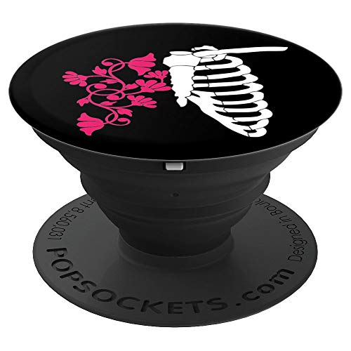 Nurse Floral Rib Cage ER PQRST Ortho Registered RN Gifts PopSockets Agarre y Soporte para Teléfonos y Tabletas