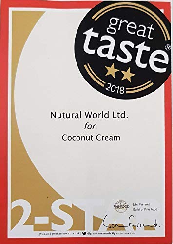 Nutural World - Crema de Coco (1kg) Galardonado al Mejor Sabor