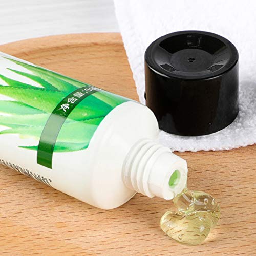 OHQ Aloe Vera Gel De Aloe LocióN Hidratante Crema Facial DIY Lavado A Mano Cuidado De La Piel 2 Botellas (2 Botellas, Verde)