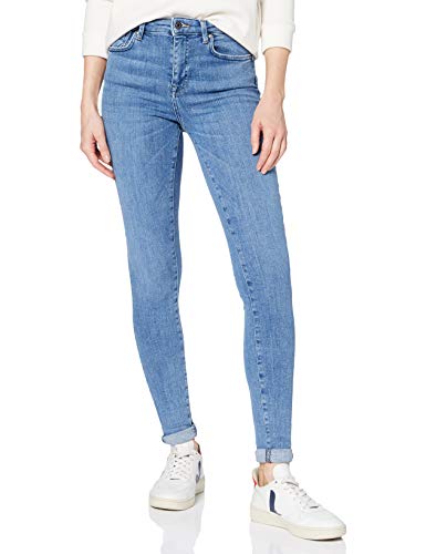 Only Onlpower Mid Push Up SK Rea2981k Noos Vaqueros Skinny, Azul (Light Blue Denim Light Blue Denim), 36/L32 (Talla del Fabricante: Small) para Mujer