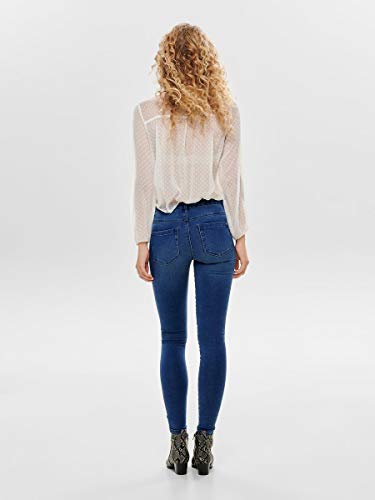 Only onlROYAL REG SKINNY JEANS PIM504 NOOS - Vaqueros Mujer, Azul (Medium Blue Denim), Talla alemana: 42/L30 (Talla fabricante: XL)