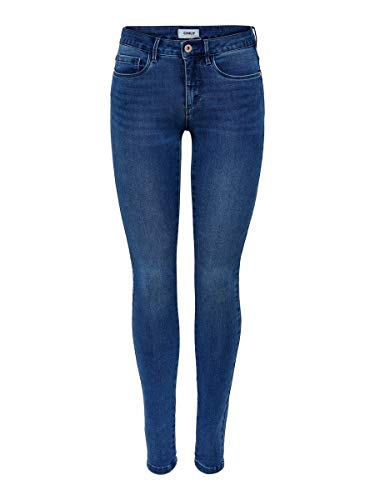 Only onlROYAL REG SKINNY JEANS PIM504 NOOS - Vaqueros Mujer, Azul (Medium Blue Denim), W32 / L32 (ES 42)